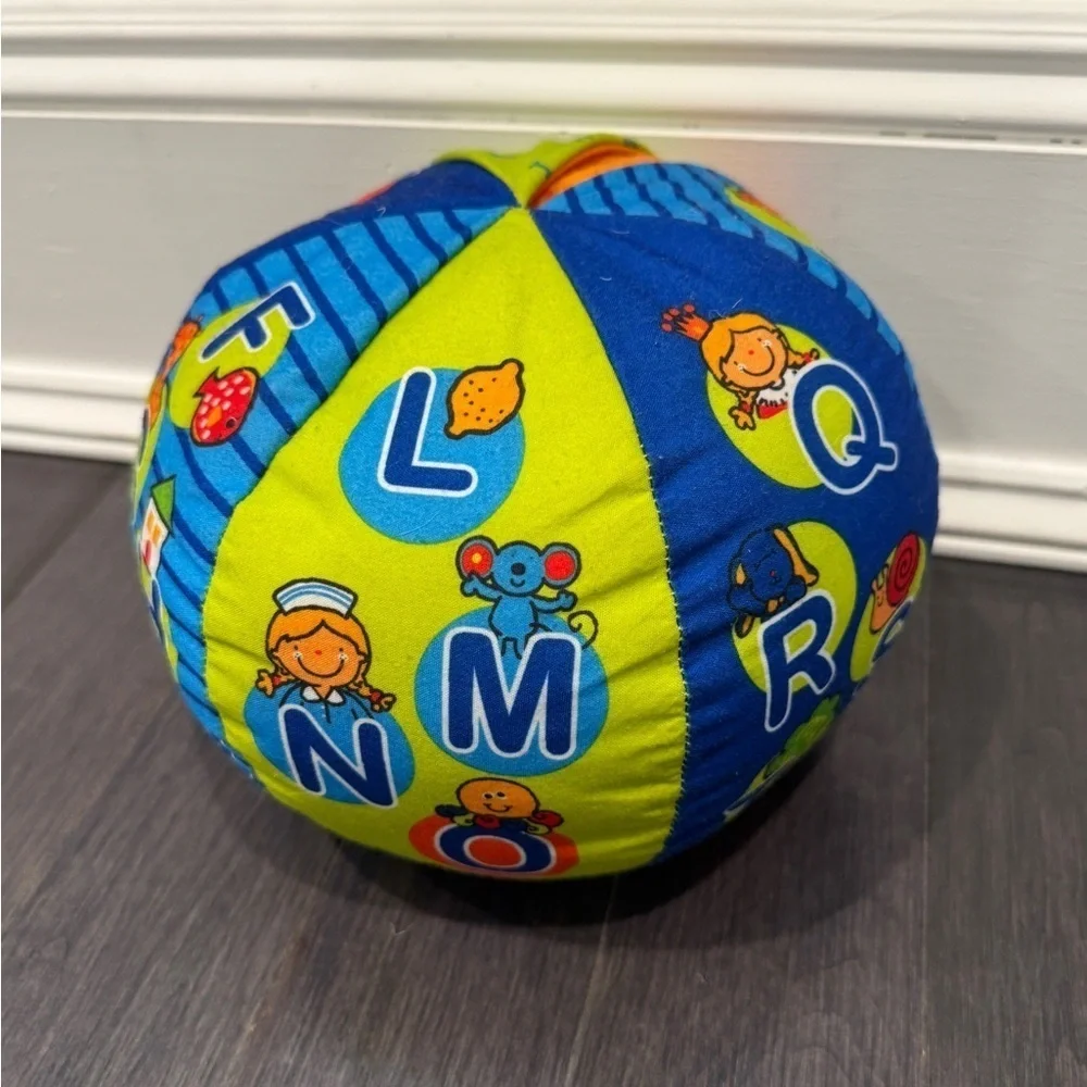 Melissa & Doug K’s Kids 123 ABC Multicolor Learning Ball- Says ABCs of Numbers